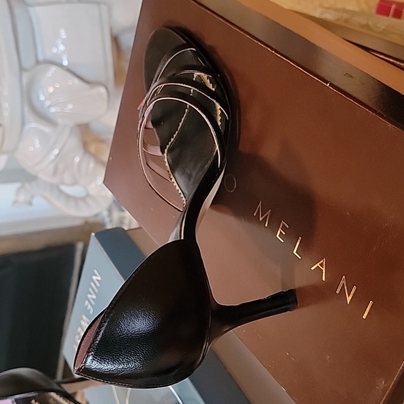 Antonio Melani Hallie Strappy Pumps in Black sz8 - Picture 3 of 8